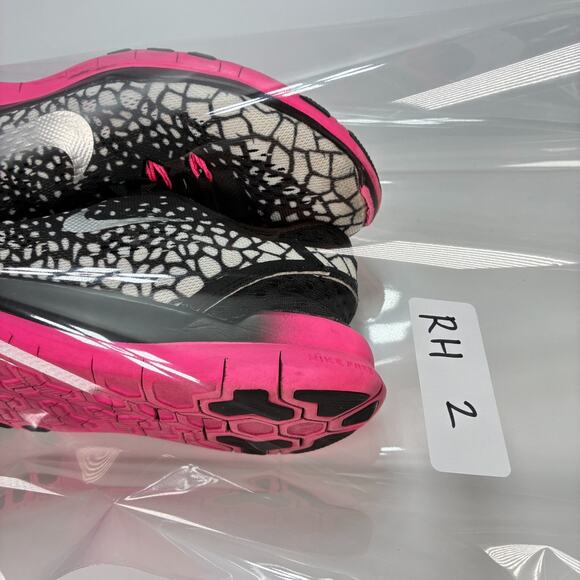Nike Free 5.0 TR Fit 5 Print Black Pink Running Shoes 704695-012 Women's Size 7 - Picture 10 of 10